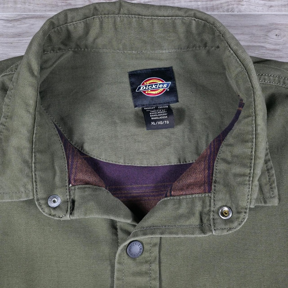 Dickies Duck Flannel Lined Shirt Jacket - Picture 2 of 5